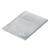 Cool Rustic Gray Concrete Notitieblok (Linkerzijde)