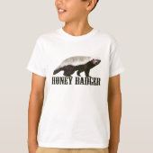 Cool Rustic Honey Badger T-shirt (Voorkant)