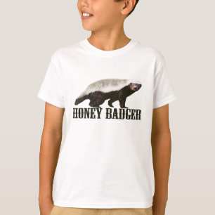 Cool Rustic Honey Badger T-shirt