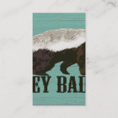 Cool Rustic Honingdas Visitekaartje (Achterkant)