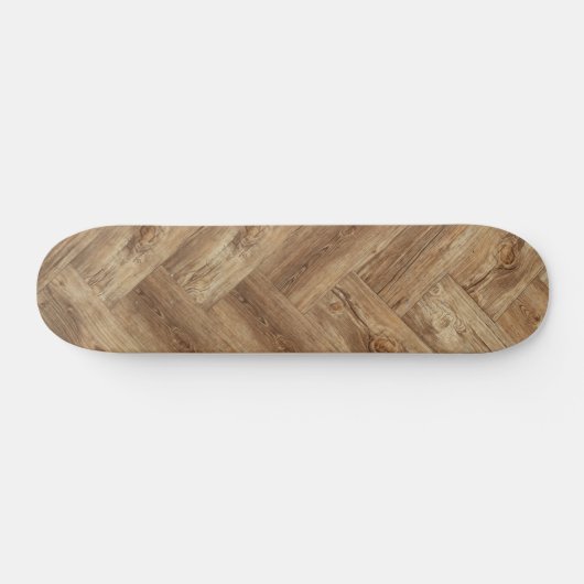 Cool Rustic Wooden Pattern Persoonlijk Skateboard (Horizontaal)
