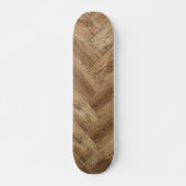 Cool Rustic Wooden Pattern Persoonlijk Skateboard (Voorkant)