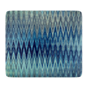 COOL Rustic Zigzag Wavy Pattern Snijplank