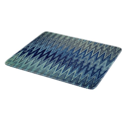 COOL Rustic Zigzag Wavy Pattern Snijplank (Hoek)