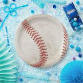 Cool rustieke honkbal Sport team Modern Papieren Bordje (Feest)