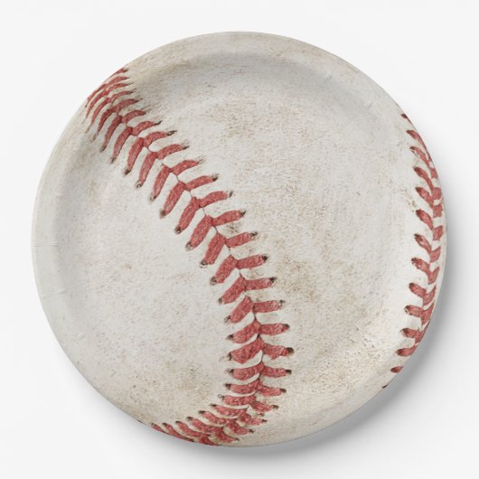 Cool rustieke honkbal Sport team Modern Papieren Bordje (Voorkant)