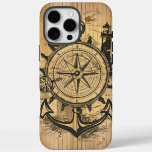 Cool Rustieke Nautilus Ontdekkingsreiziger iPhone 16 Pro Max Hoesje