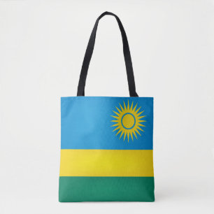 Cool Rwanda Flag Mode Tote Bag