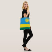 Cool Rwanda Flag Mode Tote Bag (Op model)