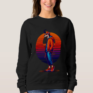 Cool Sable Antelope Modern Urban Style Sunset Retr Trui
