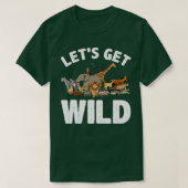 Cool Safari Animal voor mannen Zoo Oerwoud Wildli T-shirt (Design voorkant)
