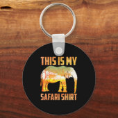 Cool Safari Costume For Men Women Kids Adult Afric Sleutelhanger (Voorkant)