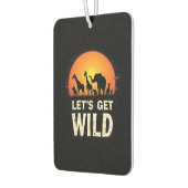 Cool Safari Design For Men Women Kids Safari Anima Luchtverfrisser (Links)