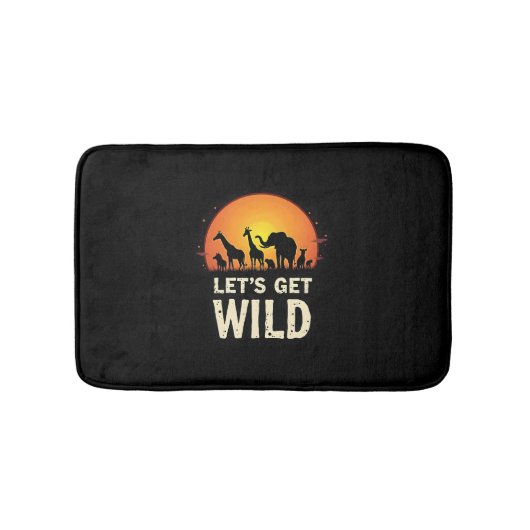 Cool Safari Design voor mannen Vrouwen Kinder Safa Badmat (Voorkant)