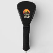 Cool Safari Design voor mannen Vrouwen Kinder Safa Golfheadcover (Voorkant)