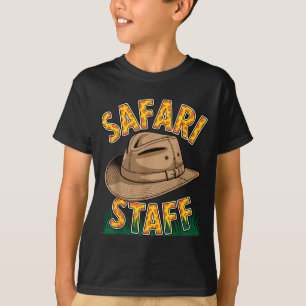 Cool safari-kostuum voor mannen vrouwen kinderen v t-shirt