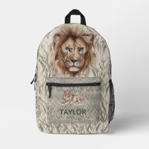 Cool Safari Lion Bedrukte Rugzak
