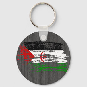 Cool Sahrawi-vlagontwerp Sleutelhanger