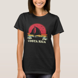 Cool Sailboat Boat Sailor Costa Rica Saili T-shirt
