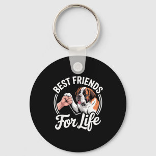 Cool Saint Bernard Kostuum Voor Mannen Vrouwen St. Sleutelhanger