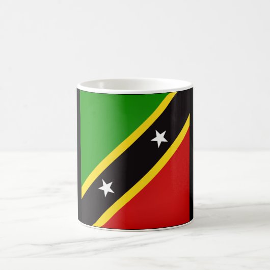 Cool Saint Kitts en Nevis Flag Koffiemok (Center)