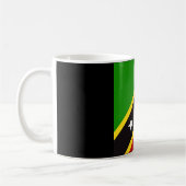 Cool Saint Kitts en Nevis Flag Koffiemok (Links)