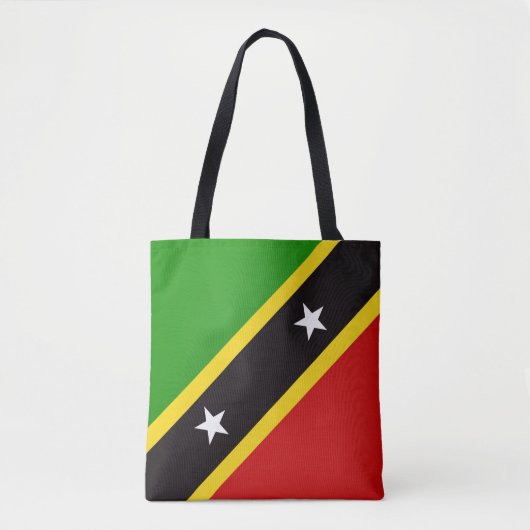 Cool Saint Kitts en Nevis-Mode Tote Bag (Voorkant)