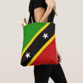 Cool Saint Kitts en Nevis-Mode Tote Bag (Dichtbij)
