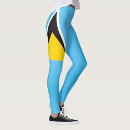 Cool Saint Lucia Vlag Mode Leggings