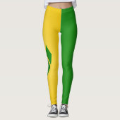 Cool Saint Vincent en de Mode van de vlag van Gren Leggings (Voorkant)