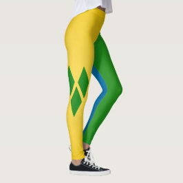 Cool Saint Vincent en de Mode van de vlag van Gren Leggings