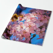 Cool Sakura Garland Cadeaupapier (Uitgerold)