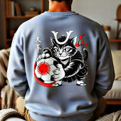 Cool Samurai Cat Soccer For Anime & Art Lovers Trui