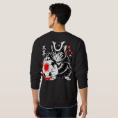 Cool Samurai Cat Soccer For Anime & Art Lovers Trui (Achterkant volledig)