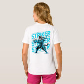  Cool Samurai Cat Soccer Striker - Gift for soccer T-shirt (Achterkant volledig)