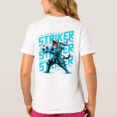  Cool Samurai Cat Soccer Striker - Gift for soccer T-shirt (Achterkant)