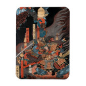 Cool Samurai Hero Minamoto no Yorimitsu Magneet (Verticaal)