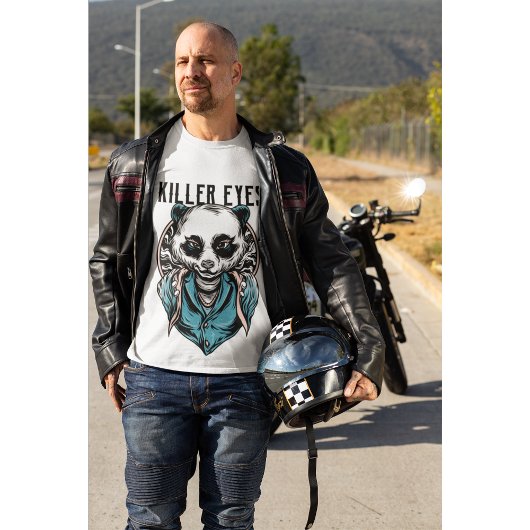 Cool Samurai Panda T-shirt | Fierce Panda Krijger