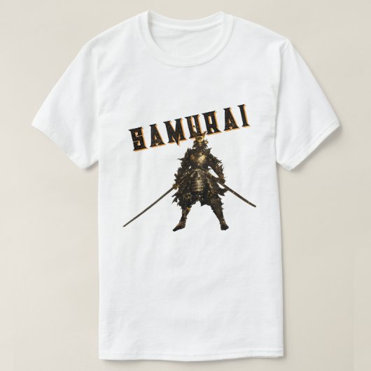 Cool Samurai Warrior Japanese Bushido Personalized T-shirt (Design voorkant)