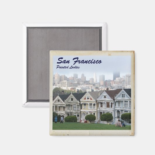 Cool San Francisco Magnet (Voorkant / Achterkant)