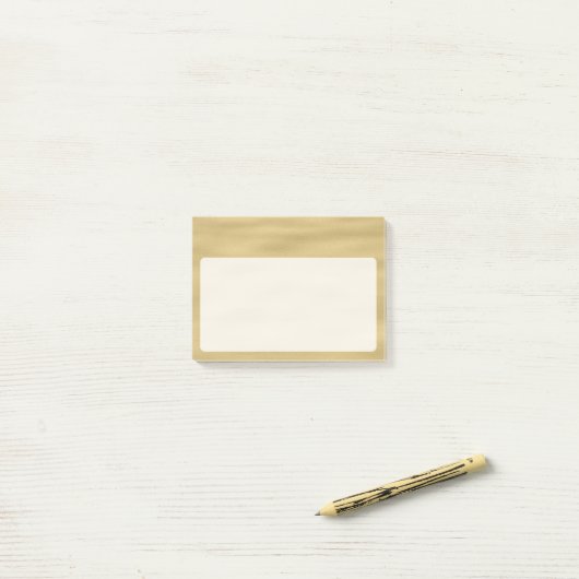 Cool Sandy Beach look Post-it® Notes (Op bureau)