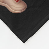 Cool Santa Basketball Player Dunking Xmas Christma Fleece Deken (Hoek)