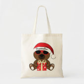 Cool Santa Beer personaliseren met kerstcadeau Tote Bag (Voorkant)