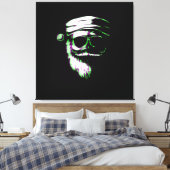 Cool Santa Canvas Afdruk (Insitu (Slaapkamer))
