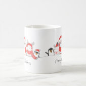 Cool Santa Claus Christmas Koffiemok (Center)