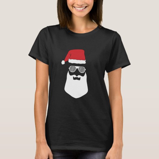Cool Santa Claus Christmas T-shirt (Voorkant)