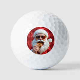Cool Santa Claus Golfballen