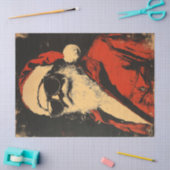 Cool Santa Claus in zonnebril Decoupage Tissuepapier (Craft)