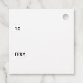 Cool Santa Claus in zonnebrillen van Kerstmis Bedankjes Labels (Achterkant)