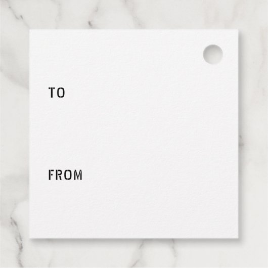 Cool Santa Claus in zonnebrillen van Kerstmis Bedankjes Labels (Achterkant)